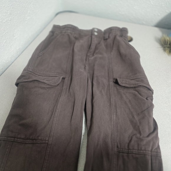 PacSun Women's Brown Cargo Jeans - Picture 6 of 9